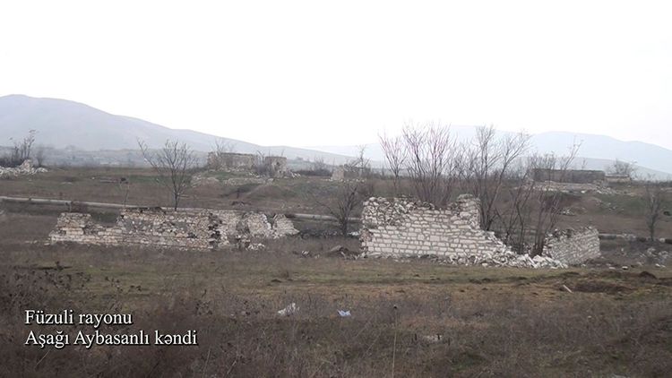 F&uuml;zuli rayonunun Aşağı Aybasanlı kəndi - Video