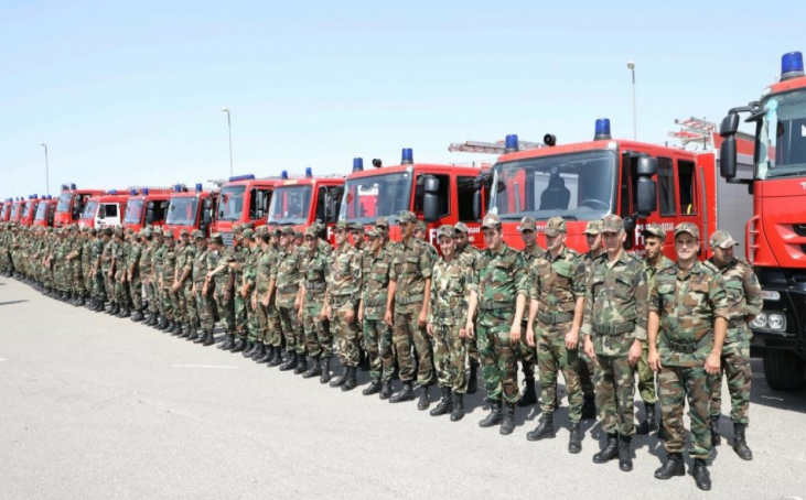 FHN-nin yanğın-xilasetmə q&uuml;vvələrinin n&ouml;vbəti qrupu T&uuml;rkiyənin Muğla vilayətinə &ccedil;atıb