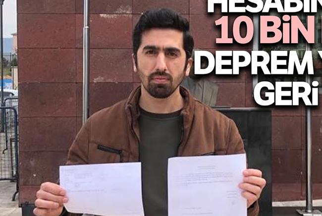 Azərbaycanlı gənc hesabına ke&ccedil;irilən 10 min lirəni geri qaytardı - Video
