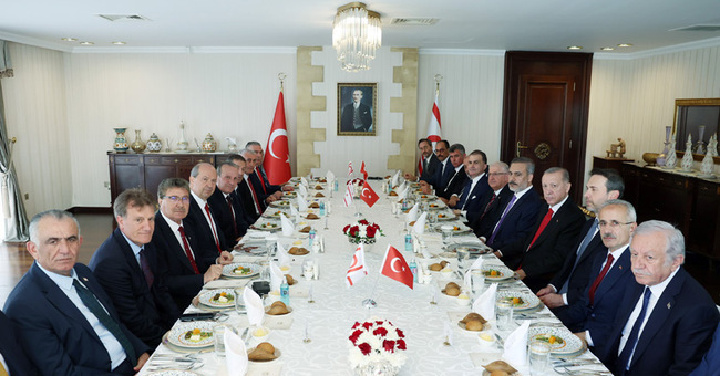 Ərdoğan: &ldquo;&Ouml;lkəmizin və Şimali Kipr T&uuml;rk Respublikasının h&uuml;quqlarının qəsb edilməsinə he&ccedil; vaxt icazə verməyəcəyik&rdquo;