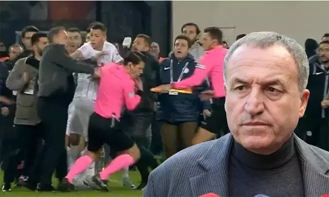 T&uuml;rkiyədə futbol oyunundan sonra hakimi d&ouml;yən klub rəhbəri həbs olunub