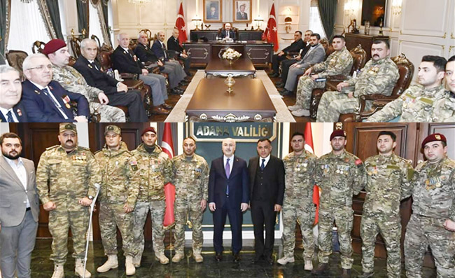 Vətən m&uuml;haribəsinin iştirak&ccedil;ıları Adana icra hakimiyyətində olublar