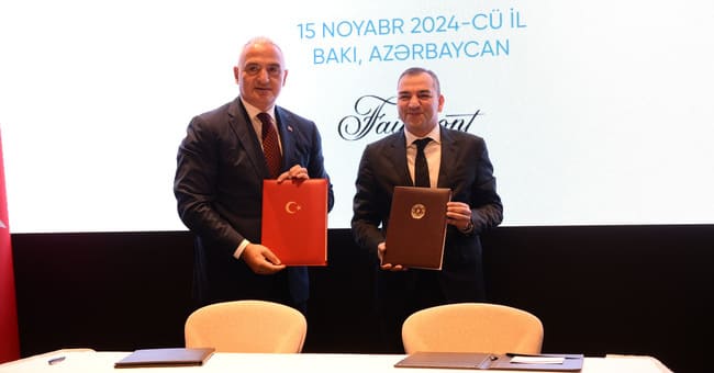 Azərbaycan və T&uuml;rkiyə arasında turizm sahəsində əməkdaşlığa dair saziş imzalanıb