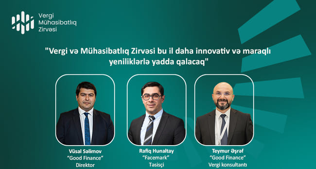 Vergi və M&uuml;hasibatlıq Zirvəsinin təşkilat&ccedil;ıları ilə m&uuml;sahibə