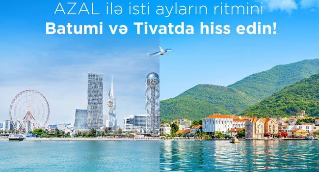 AZAL iki populyar kurort şəhərinə u&ccedil;uşlara başlayır