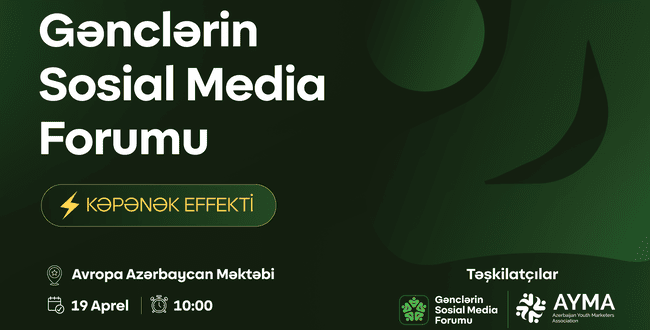Ke&ccedil;ən il b&ouml;y&uuml;k maraqla qarşılanan Gənclərin Sosial Media Forumu Azərbaycanda 2-ci dəfə ke&ccedil;iriləcək