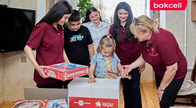 &ldquo;Bakcell&rdquo; &ldquo;YAŞAT&rdquo; Fondunun &ldquo;Hədiyyə Karvanı&rdquo; layihəsinə qoşuldu