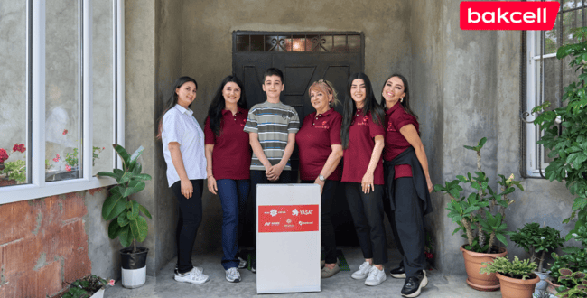 “Bakcell” “YAŞAT” Fondunun “Hədiyyə Karvanı” layihəsinə qoşuldu