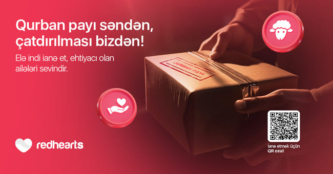Qırmızı &Uuml;rəklər Fondu &ldquo;Qurban payı&rdquo; aksiyasına start verir
