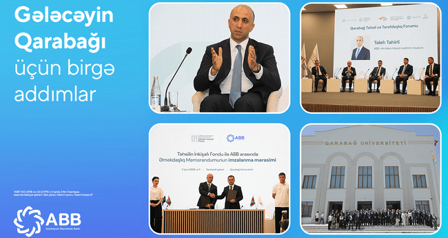 ABB Qarabağ Universitetinin 50 tələbəsinə təqa&uuml;d ayıracaq