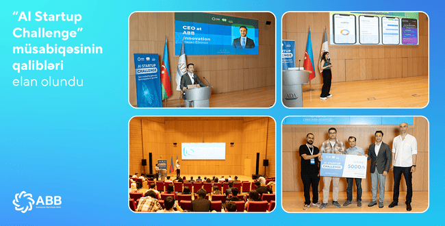 &ldquo;AI Startup Challenge&rdquo; m&uuml;sabiqəsinin qalibləri  elan olundu