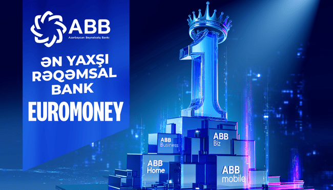 &ldquo;Euromoney&rdquo; ABB-ni &ldquo;İlin ən yaxşı rəqəmsal bankı&rdquo; se&ccedil;di!