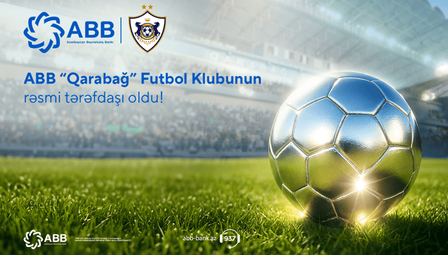 ABB “Qarabağ” Futbol Klubunun rəsmi tərəfdaşı oldu!