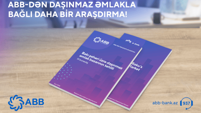 ABB daşınmaz əmlak bazarı ilə bağlı 3-cü hesabatını yaydı