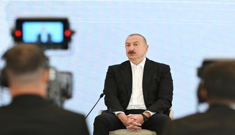 Prezident İlham Əliyev bu g&uuml;n Azərbaycana artan beynəlxalq h&ouml;rmətin səbəblərini a&ccedil;ıqlayıb