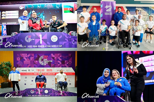 Azərbaycan paralimpiyaçıları 2025-ci ilin ilk yarısında 22 medal qazanıb