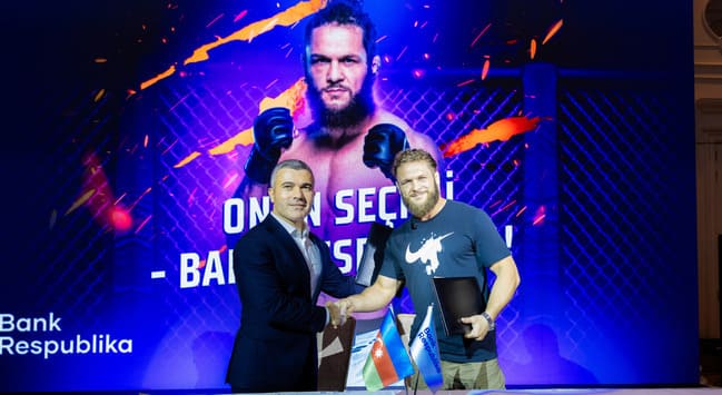 Bank Respublika və UFC ulduzu Rafael Fiziev arasında əməkdaşlıq sazişi imzalandı