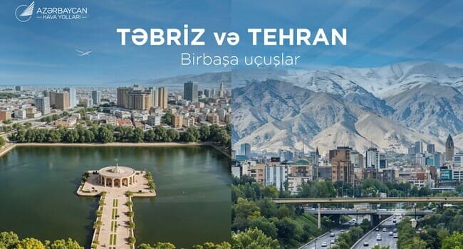 AZAL İranın iki şəhərinə u&ccedil;uşlara başlayır