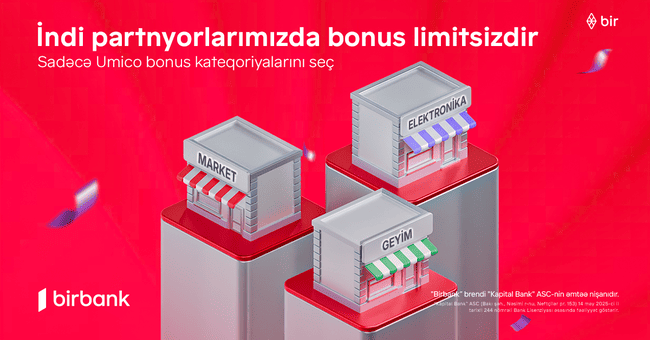 Birbank kartlarında yeni d&ouml;vr: limitsiz bonuslar ilə daha &ccedil;ox qazanmaq imkanı