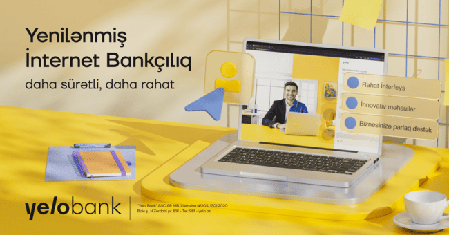 İlk dəfə: reysqabağı yoxlama &ouml;dənişləri Yelo Bank-da!