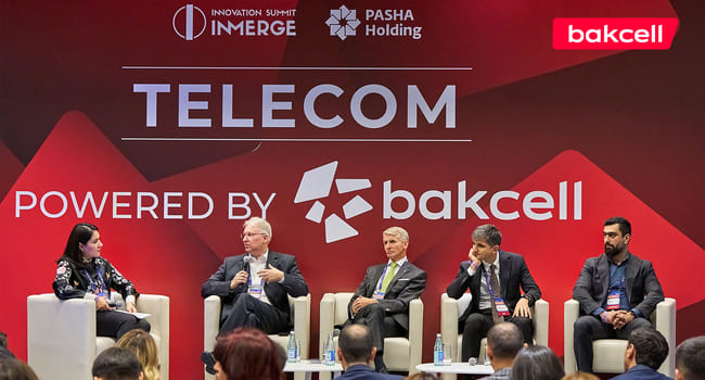 &ldquo;Bakcell&rdquo;in baş icra&ccedil;ı direktoru &ldquo;INMerge&rdquo; İnnovasiya Sammitində &ccedil;ıxış edib