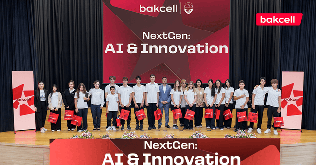 &ldquo;Bakcell&rdquo; Bilik G&uuml;n&uuml; m&uuml;nasibətilə M&uuml;asir Təhsil Kompleksinin şagirdləri ilə g&ouml;r&uuml;şd&uuml;