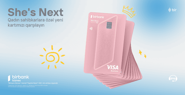 Birbank Biznes-dən sahibkar qadınlara &ouml;zəl imkanlarla dolu biznes kartı
