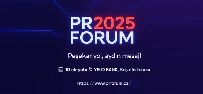 10 oktyabr tarixində Azərbaycanın ən n&uuml;fuzlu kommunikasiya tədbirlərindən biri olan PR Forum ke&ccedil;iriləcək