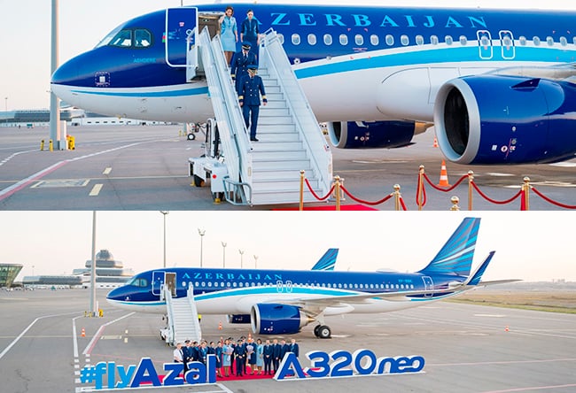 AZAL donanmasını yeniləməyə davam edir: cari ildə ikinci yeni “Airbus A320neo” Bakıya gəldi
