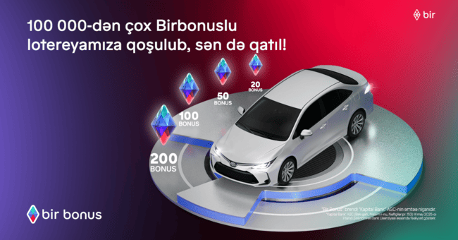Tələsin və indi qoşulun! 100 000 nəfər Toyota Corolla və y&uuml;zlərlə bonus qazanmaq şansı əldə etdi