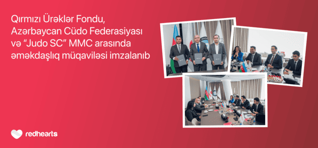 Regionlarda idmanın inkişafı &uuml;&ccedil;&uuml;n sosial tərəfdaşlıq: Qırmızı &Uuml;rəklər Fondu və C&uuml;do Federasiyası əməkdaşlığa başladı