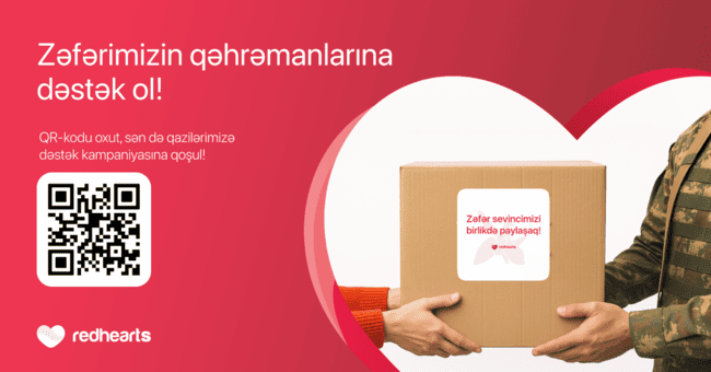 Qırmızı &Uuml;rəklər Fondundan &ldquo;Zəfər Payı&rdquo; aksiyası