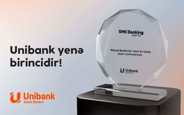 Unibank  &ldquo;Biznes Bank&ccedil;ılıq&rdquo; nominasiyası &uuml;zrə qalib olub