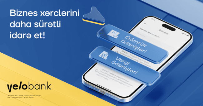 Yelo Business App sahibkarlar &uuml;&ccedil;&uuml;n daha bir imkan təqdim edir!