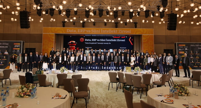 &Ouml;lkəmizdə ke&ccedil;irilən Data, ERP və S&uuml;ni İntellekt Zirvəsi uğurla yekunlaşdı!