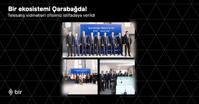 Bir ekosistemindən Qarabağda daha bir təşəbb&uuml;s: m10 və Milli&Ouml;n telesatış xidmətləri &uuml;&ccedil;&uuml;n yeni ofis a&ccedil;ıldı