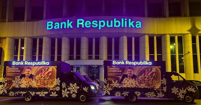 Şaxta Baba da Bank Respublika-dan hədiyyə qazanmağa tələsir