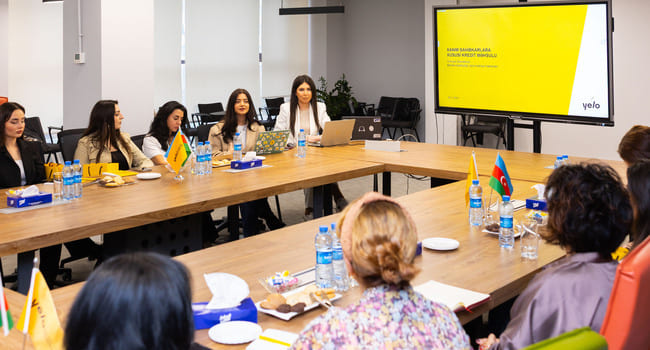 Yelo Bank-da qadın sahibkarlar &uuml;&ccedil;&uuml;n &ldquo;Tea Talk&rdquo; g&ouml;r&uuml;ş&uuml; ke&ccedil;irildi