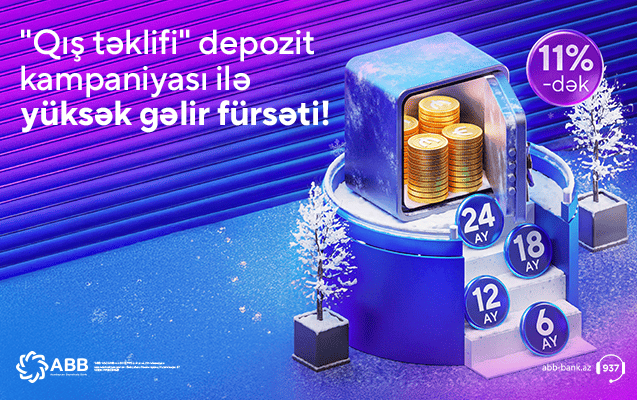 ABB-dən y&uuml;ksək gəlirli əmanət kampaniyası!