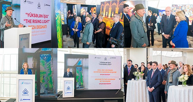 “Yüksələn işıq”: REZA-nın fotosərgisi Heydər Əliyev Beynəlxalq Aeroportunda təqdim olunur