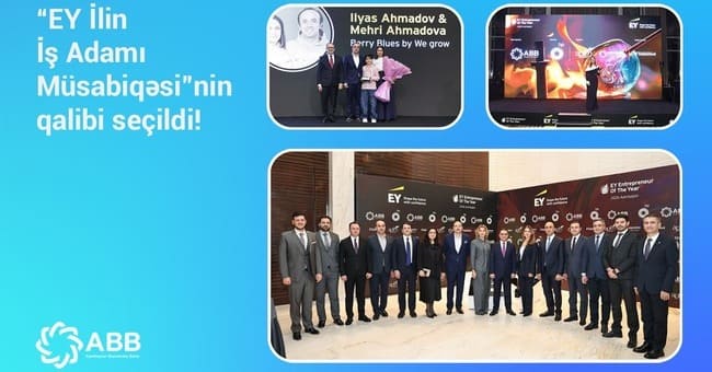 ABB-nin dəstəyi ilə ke&ccedil;irilmiş &ldquo;EY İlin İş Adamı M&uuml;sabiqəsi&rdquo;nin qalibi se&ccedil;ildi!