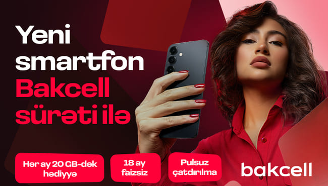 Ən yeni texnoloji cihazlar artıq "Bakcell Shop"da!