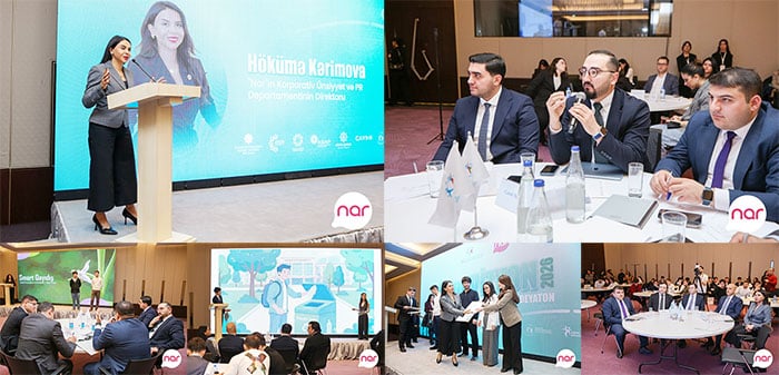 “Nar”ın tərəfdaşlığı ilə “GəncVİZYON” ideyatonu uğurla başa çatıb