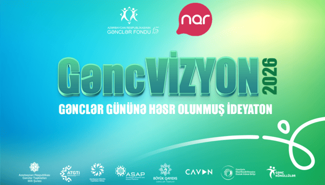 &ldquo;Nar&rdquo; və Azərbaycan Gənclər Fondu &ldquo;GəncVİZYON&rdquo; layihəsinə start verir