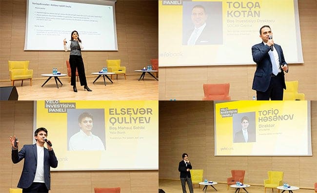Yelo Bank-da ilk "Yelo İnvestisiya Paneli" keçirilib