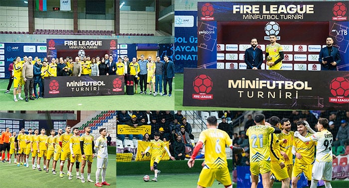 Yelo Bank banklararası mini-futbol liqasının çempionu olub