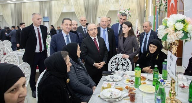 MÜSİAD Azərbaycan Saatlıda şəhid ailələri, qazilər və Axısqa türkləri üçün iftar süfrəsi təşkil edib