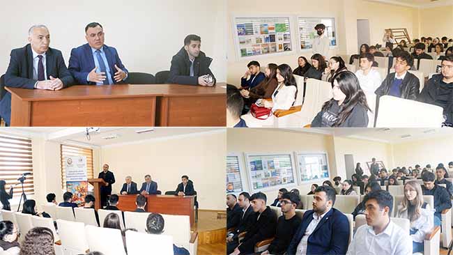 Azərbaycan Memarlıq və İnşaat Universitetində tələbə-gənclərlə maarifləndirici g&ouml;r&uuml;ş ke&ccedil;irilib
