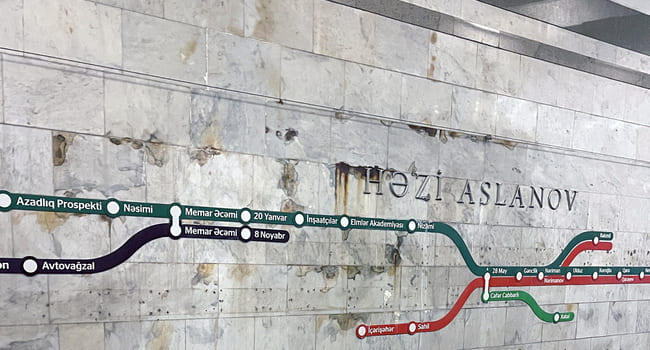 Həzi Aslanov metro stansiyasındakı problemlərlə bağlı &ldquo;Bakı Metropoliteni&rdquo; QSC-dən a&ccedil;ıqlama: &ldquo;Təmir və yenidənqurma işlərinə başlanılıb&rdquo;