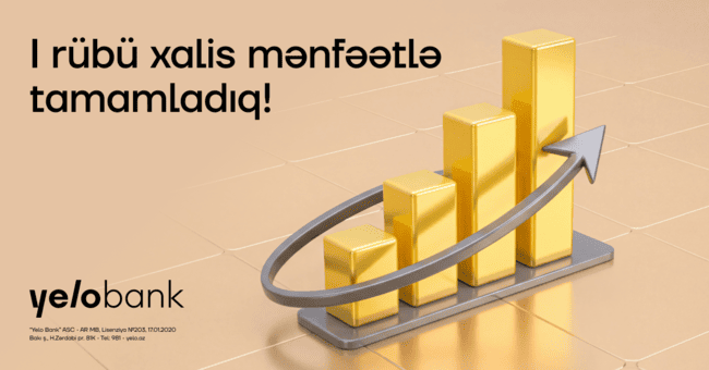 Yelo Bank ilk r&uuml;bdə faiz gəlirlərini 25% artırıb